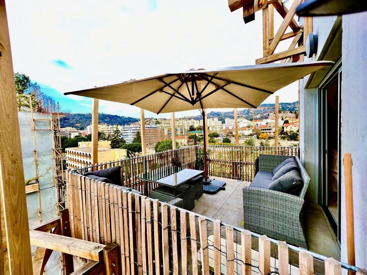 Riviera - Superbe 3 Pièces Avec Terrasse Plein Sud Et Parking- La Terrasse Du Jardin Du Ray Appartement *
