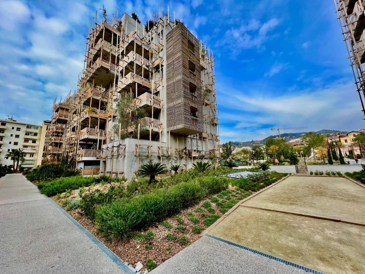 Riviera - Superbe 3 Pieces Avec Terrasse Plein Sud Et Parking Ac- La Terrasse Du Jardin Du Ray Leilighet Nice
