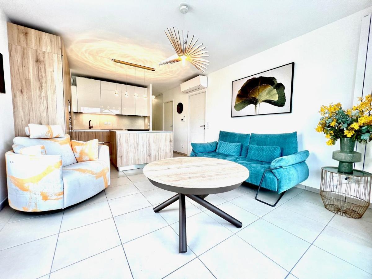 Leilighet Riviera - Superbe 3 Pieces Avec Terrasse Plein Sud Et Parking Ac- La Terrasse Du Jardin Du Ray